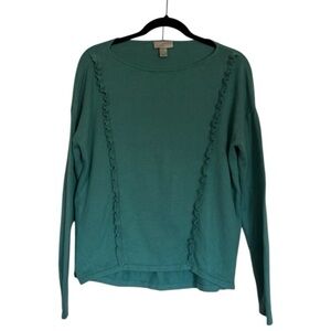 Loft Teal Green Sweater Size Medium (M)